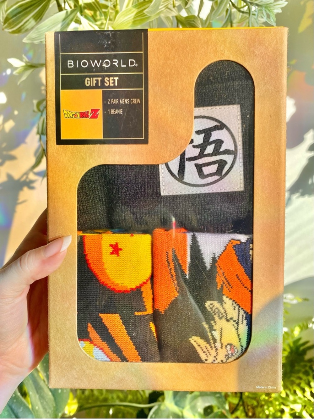 NWT DragonBallZ Beanie and Socks